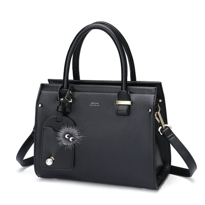 

Scarecrow MEXICAN shoulder bag female European&American fashion atmospheric hair ball portable slung killer bag MJF70774L-08 black