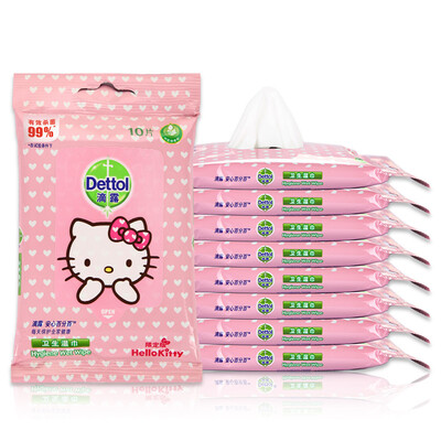 

Dettol Dettol Hygiene Wipes Hello Kitty Limited Edition 10 pieces 8 Packaging