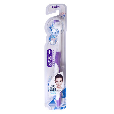 

Shu off triple whitening toothbrush color random