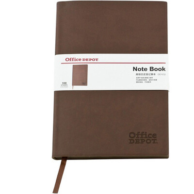 

Office Depot (Office Depot) OD1032 старший бизнес кожи лица блокнот / тетрадь / дневник 32K Даулинг коричневый примечание бумага офсетная бумага +