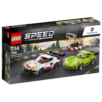 

April new products LEGO toy super racing car 7 years old -14 years old Porsche 911 RSR&Porsche 911 Turbo 30 75888 building blocks LEGO