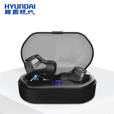 

Hyundai (HYUNDAI) F8 Bluetooth-гарнитура Беспроводной спортивный ухо Мини-невидимка В-ухо-бас Водонепроницаемый шумоподавление Business Touch Edition Мобильный телефон Универсальный черный