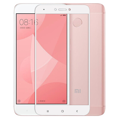 

ESCASE Redmi 4X полный экран закаленная пленка полный охват HD взрывозащищенный отпечаток пальца мобильный телефон фильм полноэкранный белый