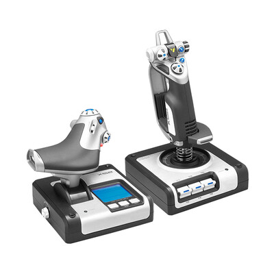 

Logitech G X52 HOTAS Throttle&Rocker Simulation Flight Simulator Tik X52 Falcon Rocker