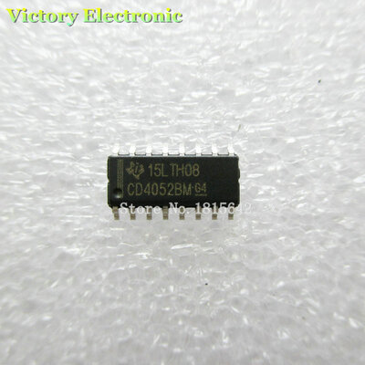 

Brand New 10PCSLot CD4052 HEF4052 cd4052 hef4052 SMD Chip SOP-16 Wholesale Electronic