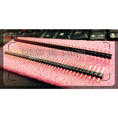 

Free Shipping 100pcs 40Pin 254 mm 1X40P 140 Male Single Row Pin Header Strip PCB