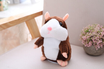 

Talking Hamster Plush Nod Toy Walking Mouse Doll Repeat Sound Language Kid Educational Gift Stuffed Plush Speaking Toy