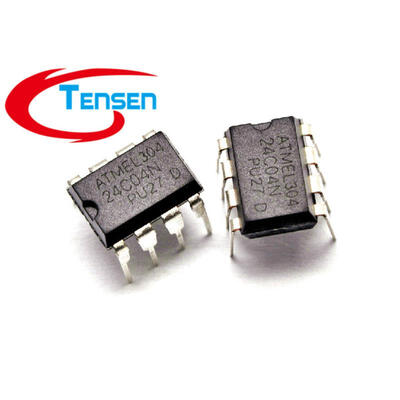 

10PcsLot 24C04 AT24C04 DIP-8 Serial EEPROM 4K BIT 400KHZ