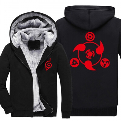 

2018 New Anime NARUTO Akatsuki Clothing Thicken Jacket Cosplay Sweatshirts Hoodie Luminous USA Size fast ship 5-10 days arrive