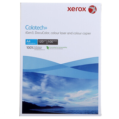 

Xerox (Xerox) Colotech + цветная лазерная бумага 200г А4 100 листов / пакет