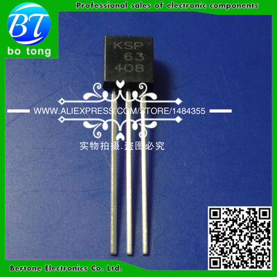 

1000PCS KSP63 30V0.5A P -channel power transistor