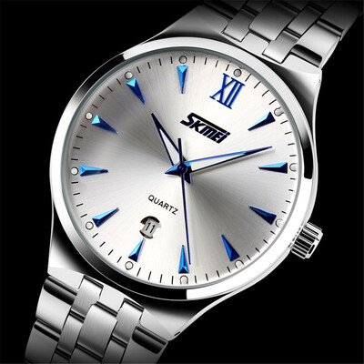 

SKMEI Mens Dress Watch Quartz Japanese Quartz Calendar date day Water Resistant Water Proof Noctilucent