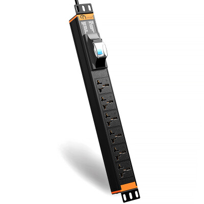 

ON HPD1810A 8-bit 10A universal hole with light switch PDU cabinet power socket can be customized high power pdu socket