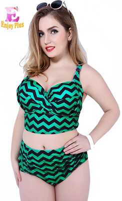 

XXL 3XL 4XL 5XL plus size new summer 2018 women bikini brazilian big size sexy swimwear triangle swimsuit two piece striped