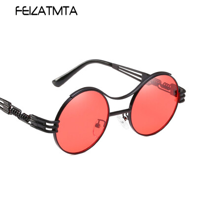 

Солнцезащитные очки FEIZATMTA Женщины Vintage Retro Gothicn Steampunk Солнцезащитные очки Металлическая рама для дамских очков UV400 Oculos gafas de sol