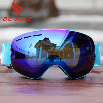 

BENICE Ski Goggles, Snow Goggles для сноуборда Сноуборд Катание на коньках - для взрослых и детей Очки OTG Anti Fog UV Protection
