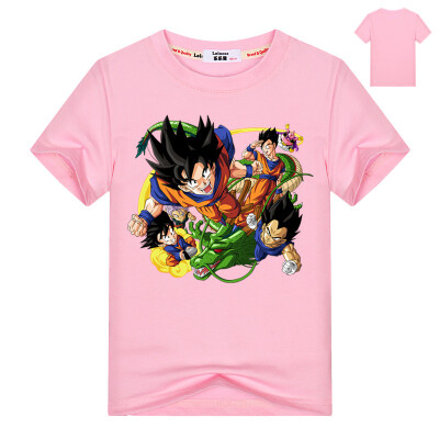 

Новые милые дети Goku 3D футболка DBZ t рубашки Мальчики Повседневные тройники Аниме Dragon Ball Z Super Saiyan t рубашки Harajuku