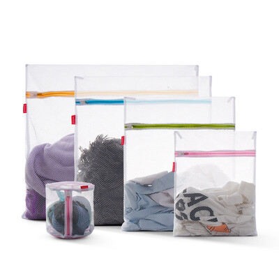 

Youfenduo use laundry bag clothing washing care machine laundry anti-deformation anti-winding laundry storage bag 5 sets
