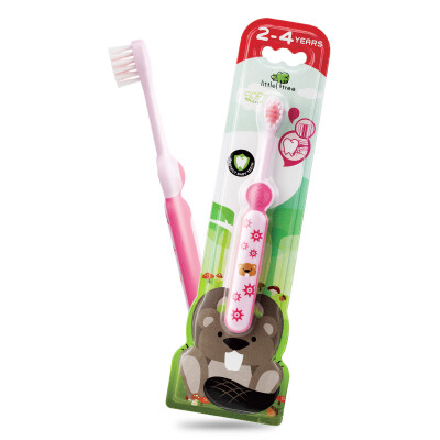 

Small sapling childrens toothbrush baby baby training toothbrush soft hair pink suitable for 2-4 years old