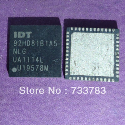 

5pcslot IDT92HD81B1A5NLG IDT 92HD81B1A5NLG 92HD81B1A5 NLG CODECSPEAKER AMPLIFIERCAPLESS HPLDO