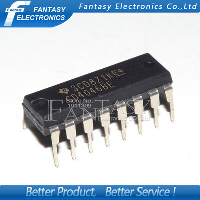 

50PCS CD4046BE DIP16 CD4046 DIP new&original IC free shipping