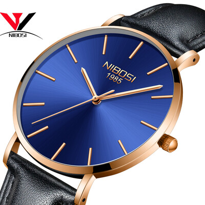 

Relogio Masculino 2018 New Ultra Thin Watches For Men Watch Top Brand Luxury Simple Watch Black Leather Male Clock Waterproof Saat