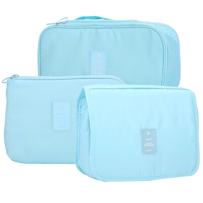 

Youjia home portable cosmetic bag storage bag large capacity waterproof multi-function travel travel travel storage bag wash bag 3 piece set U-5124-B
