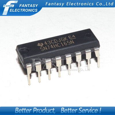 

10PCS SN74HC165N DIP16 SN74HC165 DIP 74HC165N 74HC165 new and original IC free shipping