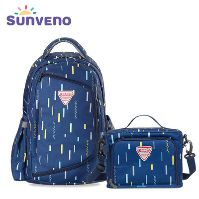 

SUNVENO 2in1 Сумка для пеленки Модная сумка для беременных Mummy Сумка для младенцев Рюкзак для путешествий Мешок для медсестер для ухода за ребенком Mother & Kids