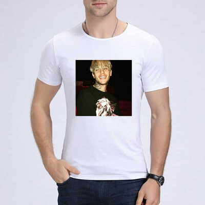 

HenReat высококачественный шелк хлопок Lil Peep мужчины Короткий рукав печатать футболку