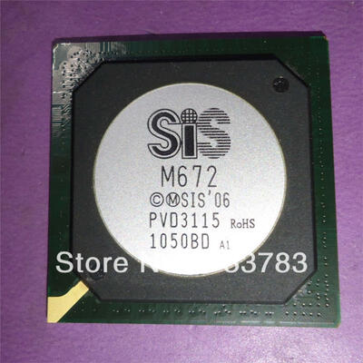 

1pcslot SIS SIS672 integrated chipset 100 new Lead-free solder ball Ensure original not refurbished or teardown