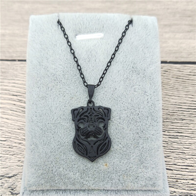 

New Pug Necklace Trendy Style Pug Pendant Necklace Women Fashion Pet Dog Jewellery