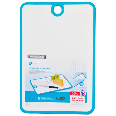 

Lock & lock Antibacterial chopping board Extra large Carrying ring CSC501 blue