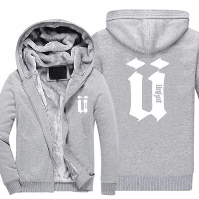 

2018 New USA SIZE Men Winter Autumn Hoodies unkut pattern Fleece Coat Baseball Uniform Sportswear Jacket wool