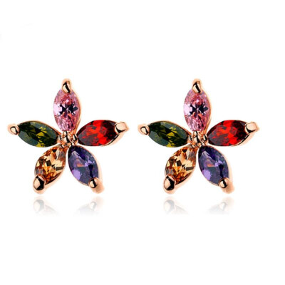 

2018 new arrival fashion flower stud earring from women jewelry e4460