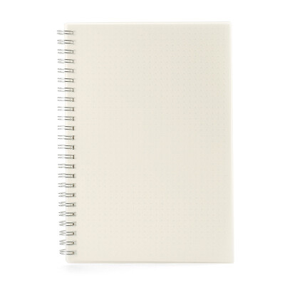 

East Georgia BE02 PP transparent frosted double ring notebook