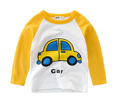 

2018 boys spring & autumn long-sleeves T-shirt children T-shirt cartoon printed bottom