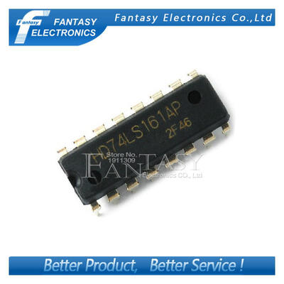 

10PCS HD74LS161AP DIP16 HD74LS161A DIP SN74LS161AN 74LS161 new and original IC free shipping