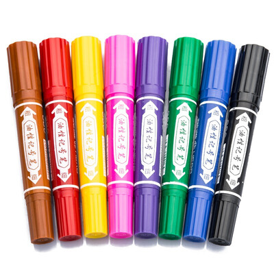 

HERO 880-8 color double-headed oil mark (big head) 8 loaded