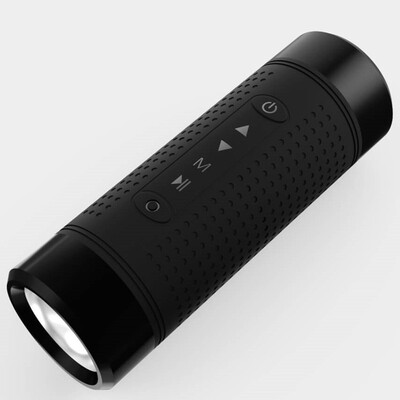 

Наружный Bluetooth-динамик Водонепроницаемый 5200mAh Power Bank Велосипед Портативный FM-радио Сабвуфер Басовый динамик Светодиодный свет Велосипедная гора