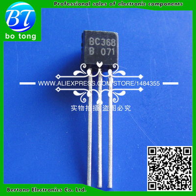 

Free shipping BC368 NPN 20V 2A TO-92 Silicon Transistors 50pcs/bag Sold by bag