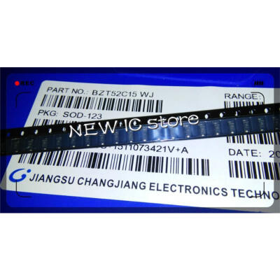 

Free Shipping 3000pcs BZT52C15V BZT52C15 Zener Diode Single Tube SOD1231206 15V Marking WJ