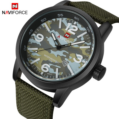 

Новые военные часы Роскошный бренд NAVIFORCE Мужская армия Военные часы Мужские кварцевые часы Мужская мода Спортивные наручные часы Relogio M