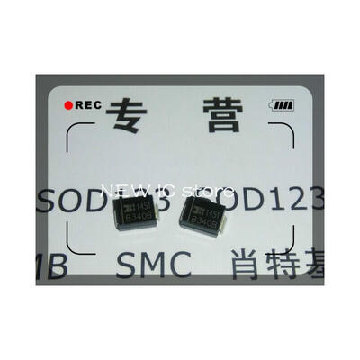 

100pcs Original B340B-13 B340 B340B Schottky Barrier Diode SMBDO-214AA Marking B340B