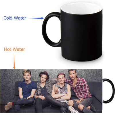 

The Vamps 350ml12oz Heat Reveal Mug Color Change Coffee Cup Sensitive Morphing Mugs Magic Mug Milk Tea Cups