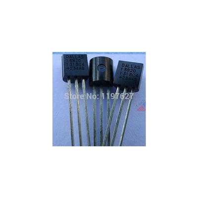 

Free Shipping 10pcs ORIGINAL DS18B20 DS18B20 18B20 18S20 TO-92 IC Digital Thermometer