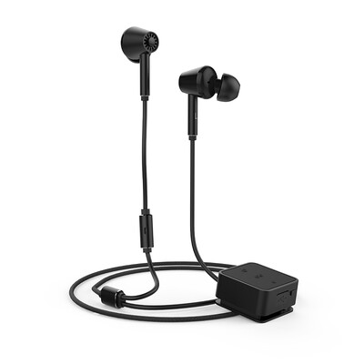 

QCY E1 Беспроводная Bluetooth-гарнитура ANC Active Noise Canceling Гарнитура для наушников для наушников совместимая Apple Android Phone Black
