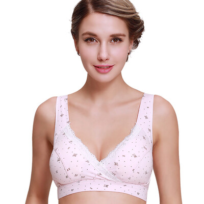 

Breastfeeding Breast Bra Breast Bracers Breast Bra Breast Underwear Y1908 Pink L