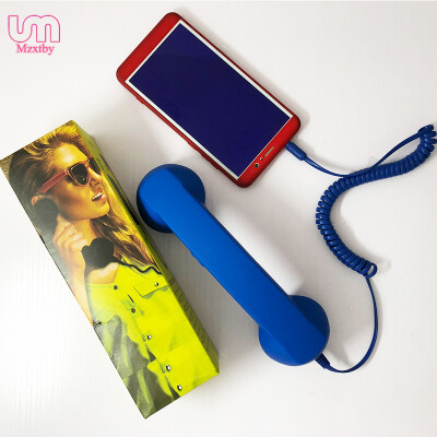 

Mzxtby New 35mm Retro phone handset specifically on the phone Receiver mobile phone Headphones Microphone for Huawei iphone Htc