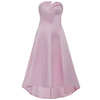 

CAZDZY Strapless Zipper-Up A Line Homecoming Dress